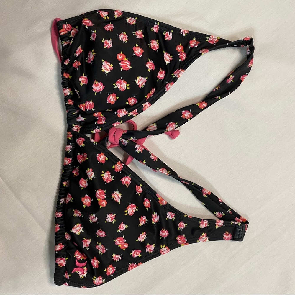 Black Hurley Swimsuit Top